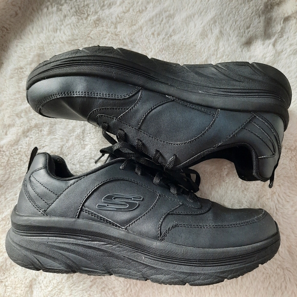 Skechers Work Slip Resistant Black Sneaker Relaxed Fit Womens Size 10 Unisex - Picture 1 of 14
